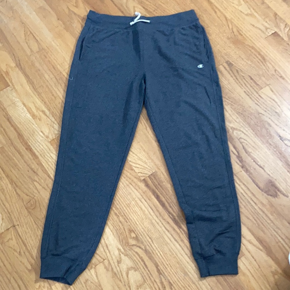 Gray champion sweat pants